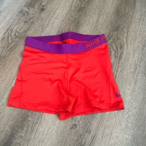 Nike woman’s pro shorts